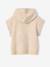 Mouwloos vest met capuchon beige - vertbaudet enfant 
