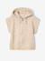 Mouwloos vest met capuchon beige - vertbaudet enfant 