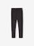 Set van 2 leggings gevoerd met fleece mesh voor meisjes antraciet+pruim - vertbaudet enfant 