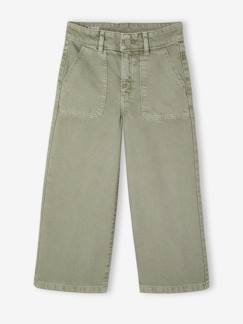 -Wijd uitlopende broek voor meisjes medium Morpho