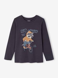 -Jongensshirt met lange mouwen