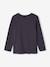 Jongensshirt met lange mouwen bordeauxrood+gemêleerd wit+leigrijs - vertbaudet enfant 