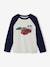 Jongensshirt met lange mouwen groen+marineblauw+okergeel - vertbaudet enfant 