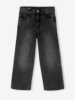 -Ruime meisjesjeans MorphologiK met een smalle taille 