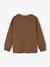 Jongensshirt met lange mouwen hazelnoot+marineblauw - vertbaudet enfant 