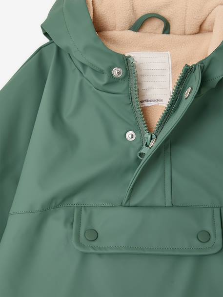 Regenponcho voor babymeisjes groen - vertbaudet enfant 