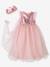 Verkleedkleren prinses met sluier en kroon goudkleurig+groen+roze - vertbaudet enfant 