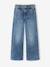 Wijde jeans met timmermanszakken voor meisjes JONEN denimgrijs+donkerblauw+middenblauw - vertbaudet enfant 
