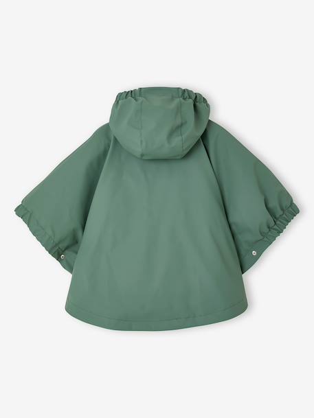 Regenponcho voor babymeisjes groen - vertbaudet enfant 