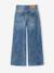 Wijde jeans met timmermanszakken voor meisjes JONEN denimgrijs+donkerblauw+middenblauw - vertbaudet enfant 