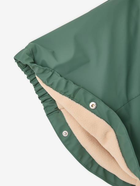 Regenponcho voor babymeisjes groen - vertbaudet enfant 