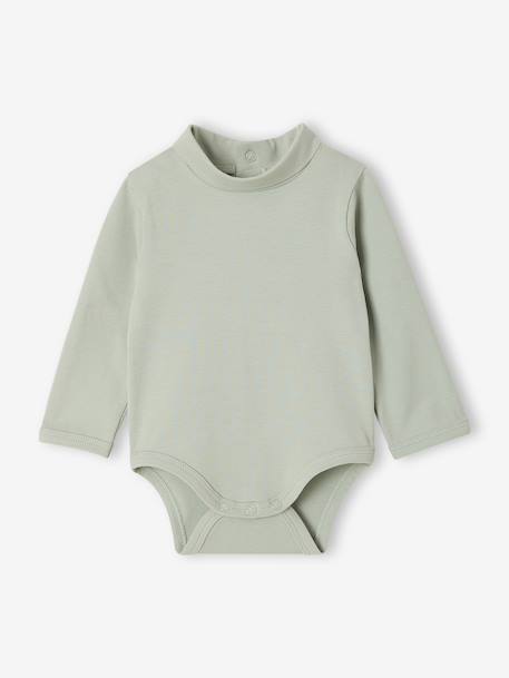 Set van 2 babybody's met col ecru - vertbaudet enfant 