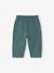 Wijde babybroek voor jongens beige+smaragdgroen - vertbaudet enfant 