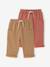 Set van 2 babyjongensbroeken terracotta - vertbaudet enfant 
