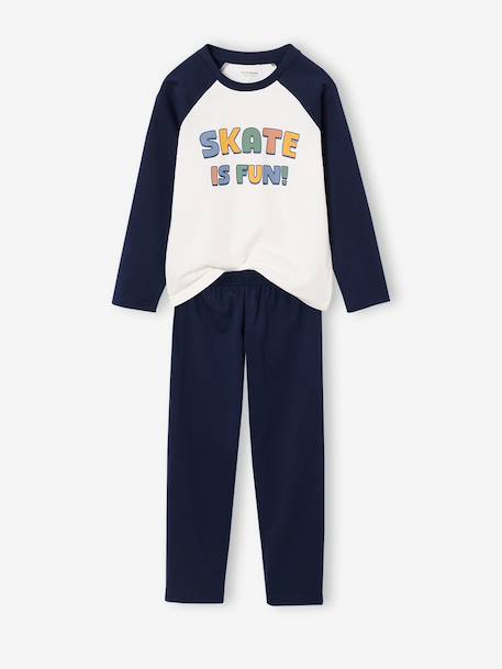 Set van 2 jongenspyjama's grijsblauw - vertbaudet enfant 