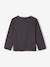 Set van 3 BASICS meisjesshirts met lange mouwen antraciet+ecru+grijsblauw+indigoblauw+koraal+rozen+zachtpaars - vertbaudet enfant 