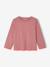 Set van 3 BASICS meisjesshirts met lange mouwen antraciet+ecru+grijsblauw+indigoblauw+koraal+rozen+zachtpaars - vertbaudet enfant 