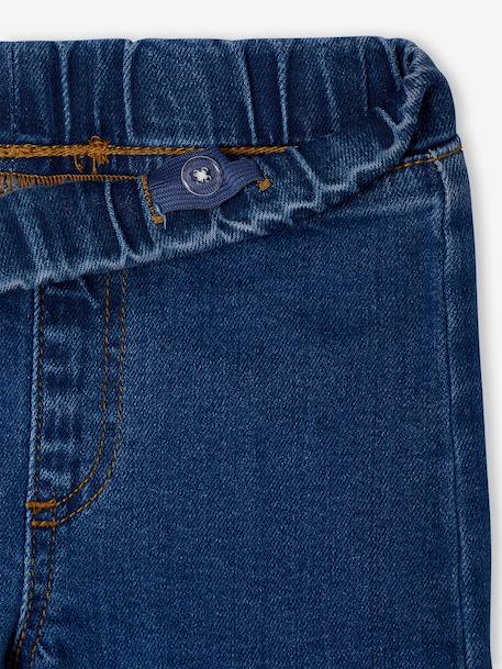 Wijde tregging voor meisjes van denim denimgrijs+donkerblauw+lichtblauw+middenblauw - vertbaudet enfant 