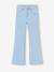 Flare jeans voor meisjes JONEN denimgrijs+lichtblauw+middenblauw - vertbaudet enfant 