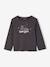 Set van 3 BASICS meisjesshirts met lange mouwen antraciet+ecru+grijsblauw+indigoblauw+koraal+rozen+zachtpaars - vertbaudet enfant 
