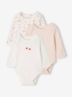 -Set van 3 babybody's met lange mouwen