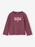 Set van 3 BASICS meisjesshirts met lange mouwen antraciet+ecru+grijsblauw+indigoblauw+koraal+rozen+zachtpaars - vertbaudet enfant 