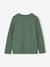 Jongensshirt met lange mouwen antraciet+cappuccino+rood+saliegroen+wit - vertbaudet enfant 