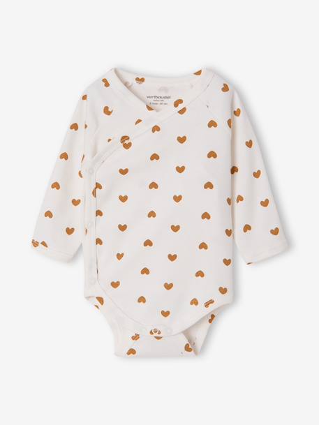 Set van 5 newborn rompers met lange mouwen ecru - vertbaudet enfant 