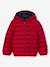 Lichte donsjas met capuchon jongen bordeauxrood+grijsblauw+hazelnoot+marineblauw+middenblauw+olijf+pecannoot+rood+smaragdgroen+zwart - vertbaudet enfant 