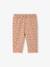 Fleece-pantalon voor meisjesbaby beige+ecru+roest+rozen - vertbaudet enfant 