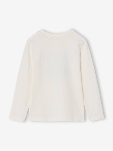 Set van 3 jongensshirts met lange mouwen karamel+lila+roest+saliegroen - vertbaudet enfant 