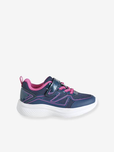 Meisjessneakers met klittenband paars - vertbaudet enfant 