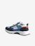 Jongenssneakers van leer met veters marineblauw - vertbaudet enfant 