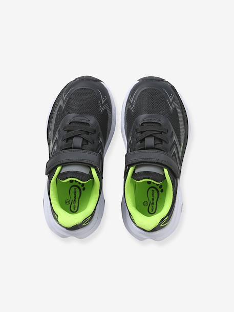 Jongenssneakers met klittenband zwart - vertbaudet enfant 