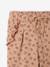 Fleece-pantalon voor meisjesbaby beige+ecru+roest+rozen - vertbaudet enfant 