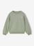 Basic meisjessweater met motief antraciet+donkerpaars+inktblauw+koraal+pioenroos+salie+vanille - vertbaudet enfant 