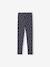 Set van 3 meisjesleggings inktblauw+vanille - vertbaudet enfant 