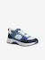Jongenssneakers van leer met veters marineblauw - vertbaudet enfant 