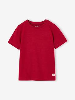 -Personaliseerbare gekleurd jongensshirt met korte mouwen