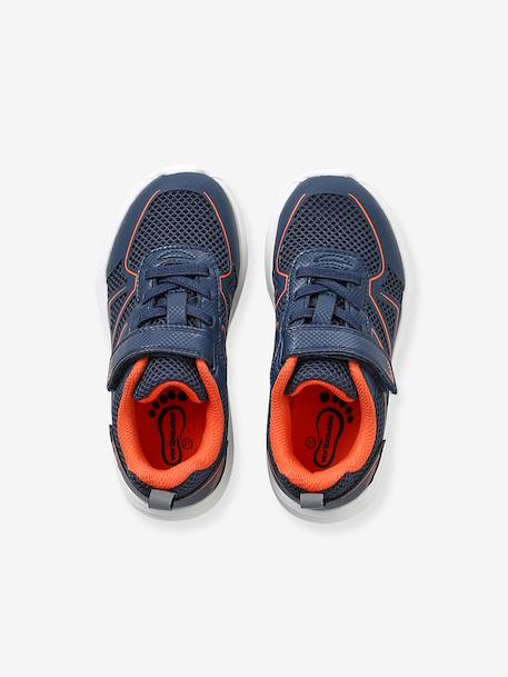 Jongenssneakers met klittenband marineblauw - vertbaudet enfant 