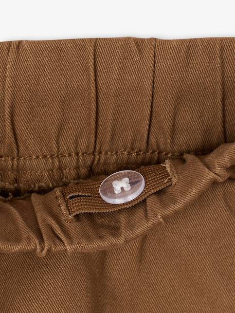 Jongensbroek battle eenvoudig aan te trekken donkerkaki+hazelnoot+ijsblauw+taupe - vertbaudet enfant 