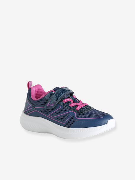Meisjessneakers met klittenband paars - vertbaudet enfant 
