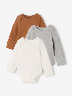 Baby-Body-Set van 3 babybody's met lange mouwen
