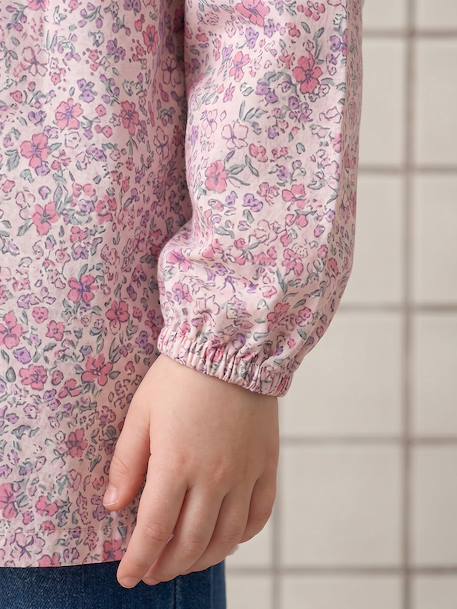 Meisjesschort met drukknoopsluiting snoeproze - vertbaudet enfant 