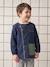 Aanpasbaar jongensschort 'cool school' blauw+donkerblauw - vertbaudet enfant 