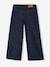 Wijde meisjesjeans middenblauw+ongewassen denim - vertbaudet enfant 