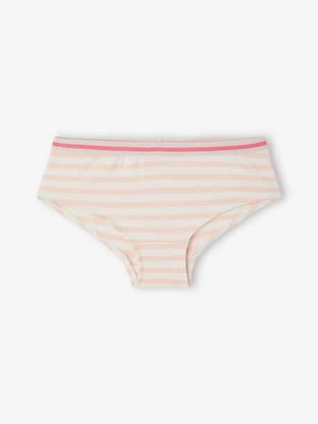 Set van 7 meisjesshorties ecru - vertbaudet enfant 