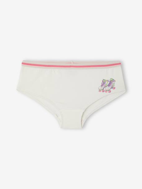 Set van 7 meisjesshorties ecru - vertbaudet enfant 