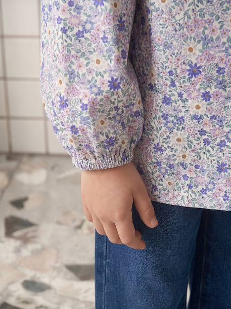 Personaliseerbare meisjesschort lila (poederkleur) - vertbaudet enfant 