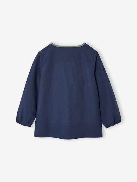 Aanpasbaar jongensschort 'cool school' blauw+donkerblauw - vertbaudet enfant 